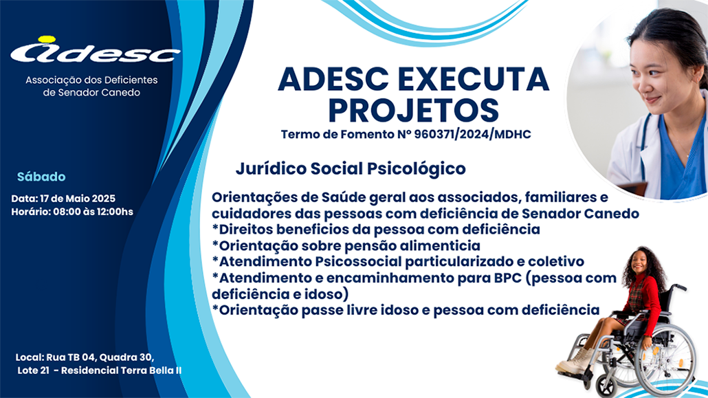 Evento Social da Adesc – 17 de Maio