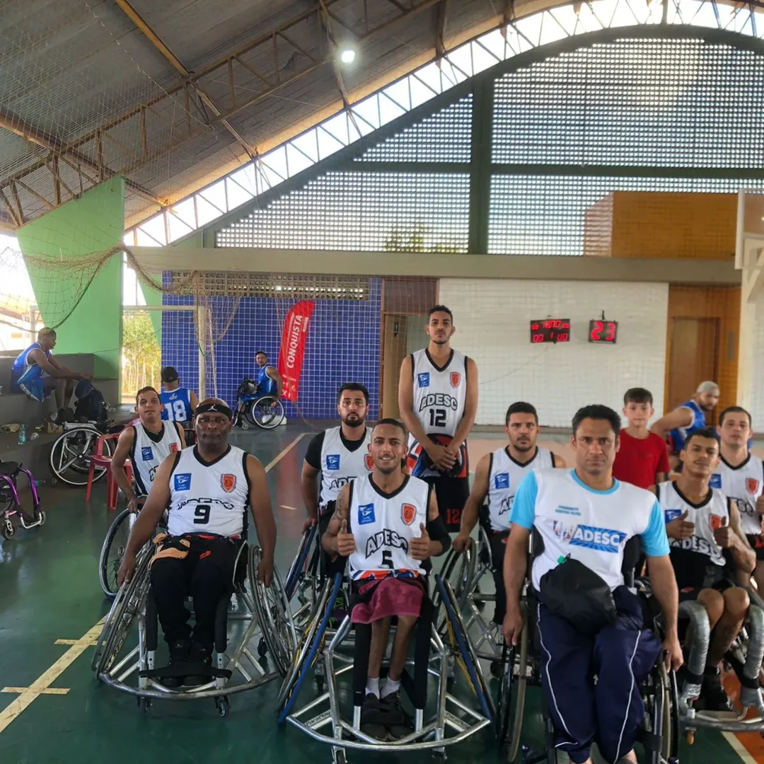 Jogo da 1° Etapa do Campeonato Goiano de Basquetebol em Cadeira de rodas